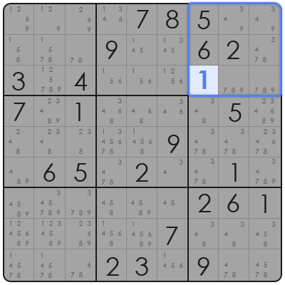 1 sudoku